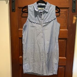 White and blue Sleeveless dress